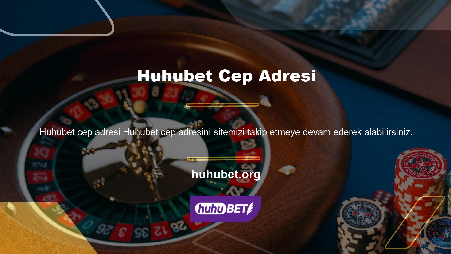 Huhubet, popüler casino dünyasında temel bir üründür, yapıları güvenilirlik sorunu oluşturmaz ve yerleşik yapıları, akıllı telefonunuzdan veya tabletinizden kullanımlarını kolaylaştırır