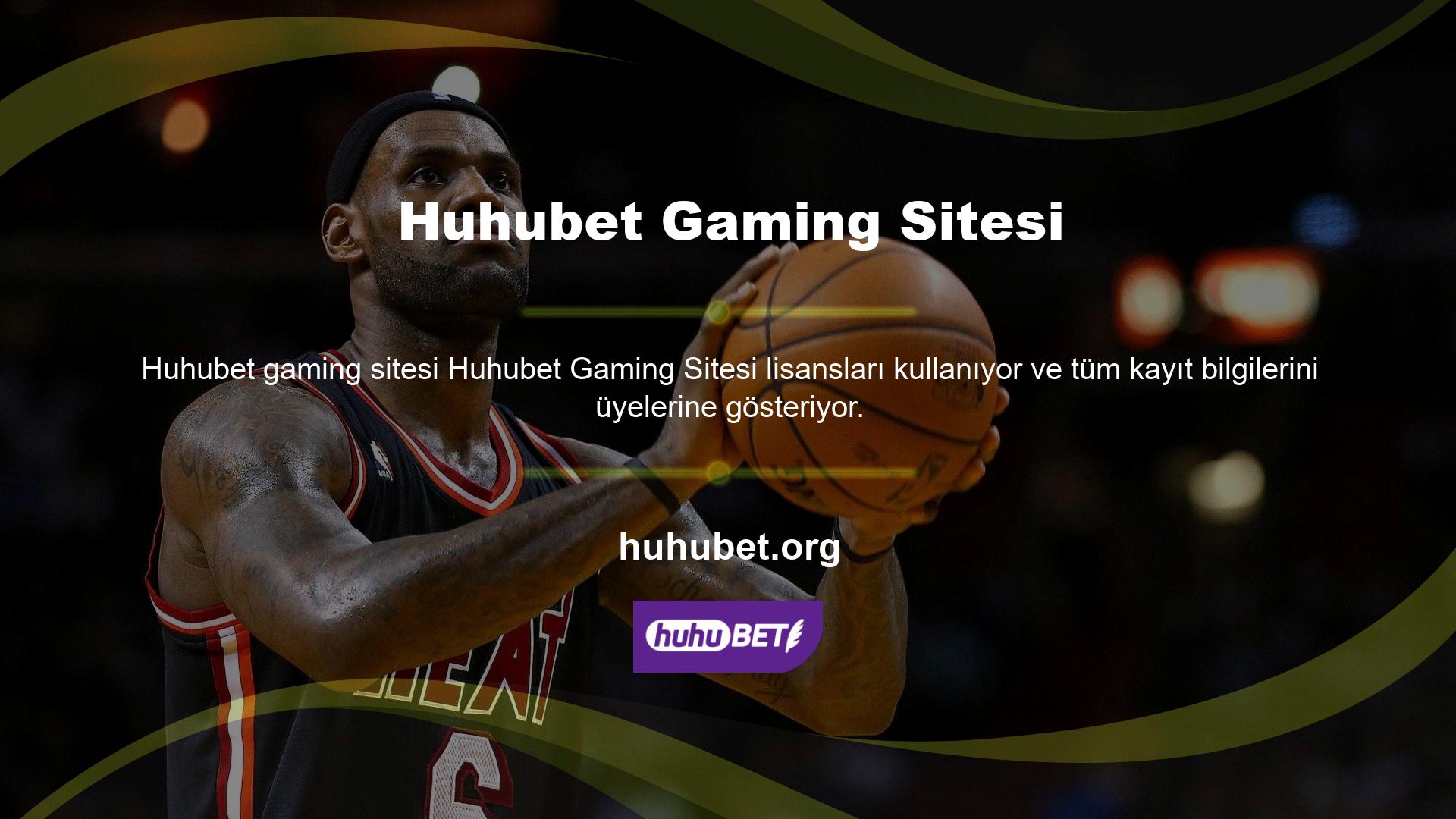 Huhubet oyun sitesi oyuncularından ne bekliyor? Giriş adresini kullanarak giriş yapan kullanıcılar, ana sayfada sitenin meşru hizmet seçeneklerini görecektir